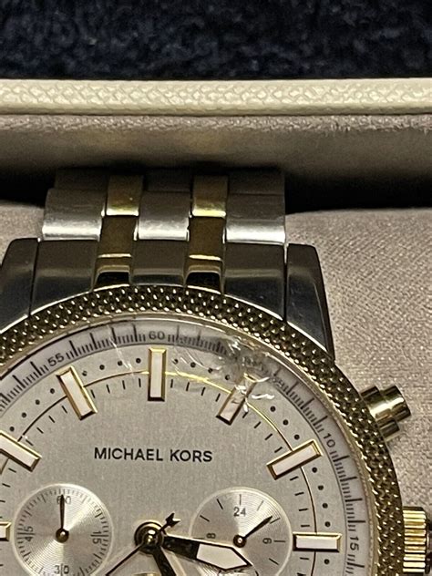 michael kors scout silver dial